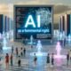 Futuristische, urbane Szene mit vielfältigen Menschen, die durch Hologramme mit KI-Schnittstellen interagieren. Im Hintergrund betont der Schriftzug ‚KI als Grundrecht‘ die Bedeutung künstlicher Intelligenz als fundamentales Recht.