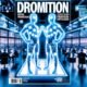Hochdetailliertes Cover mit zwei spiegelbildlichen 3D-Humanoiden, umgeben von Datenströmen und digitalen Sensoren, in einer modernen Industrieszene mit Menschen an Displays und futuristischen Interface-Elementen.