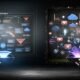 Futuristisches Titelbild mit Entwicklern und Marketern, Interaktion mit digitalen Tools, zerfallenden klassischen Conversion-Tipps am Rand und leuchtenden innovativen Frameworks im Zentrum.