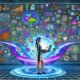 Digitaler Growth Hacker mit Laptop vor leuchtendem Dashboard voller A/B-Tests, Funnels, Heatmaps und Conversion-Trigger, umgeben von Icons für Psychologie, Usability und Testing. Im Hintergrund verblassen klassische Marketing-Elemente.