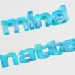 3D-Text mit den Worten „mind matter“ im blauen Marmor-Look vor neutralem Hintergrund