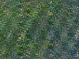 Abstraktes Muster mit grünen und gelben Farbtönen, texturierte Flächen, geeignet für moderne Designkonzepte