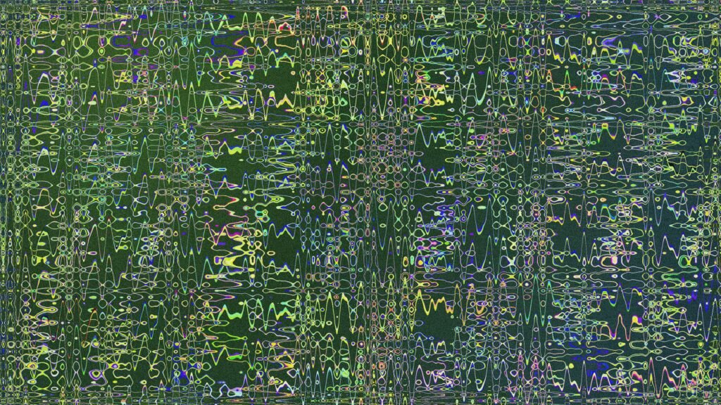 Abstraktes Muster mit grünen und gelben Farbtönen, das sich gut für moderne Web- und Marketingdesigns eignet