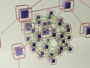 Klares Diagramm mit mehreren Datenreihen auf weißem Hintergrund, visualisiert Informationsflüsse für Online-Marketing-Strategien.