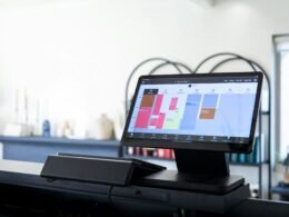 Digitaler Bildschirm mit übersichtlicher Anzeige von Terminen und Tagesplänen für effizientes Zeitmanagement.