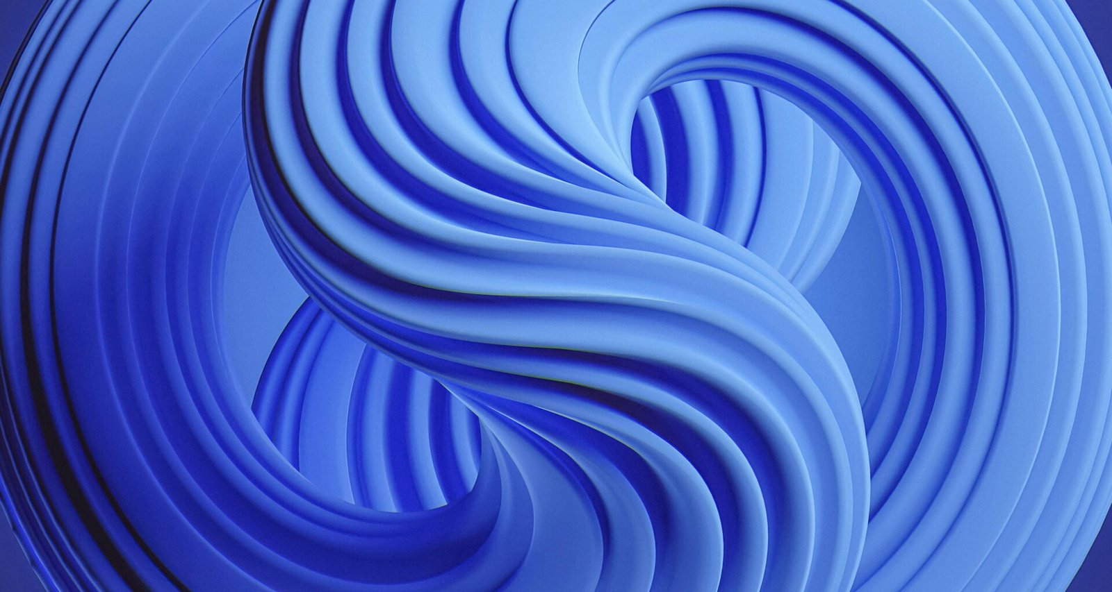 Abstrakter blauer Hintergrund mit geschwungenen Linien, geeignet für Technik- und Webtechnologie-Artikel.