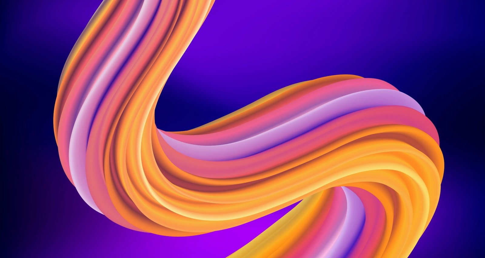 Abstrakter Hintergrund mit fließendem, wellenförmigem Design in verschiedenen Blautönen