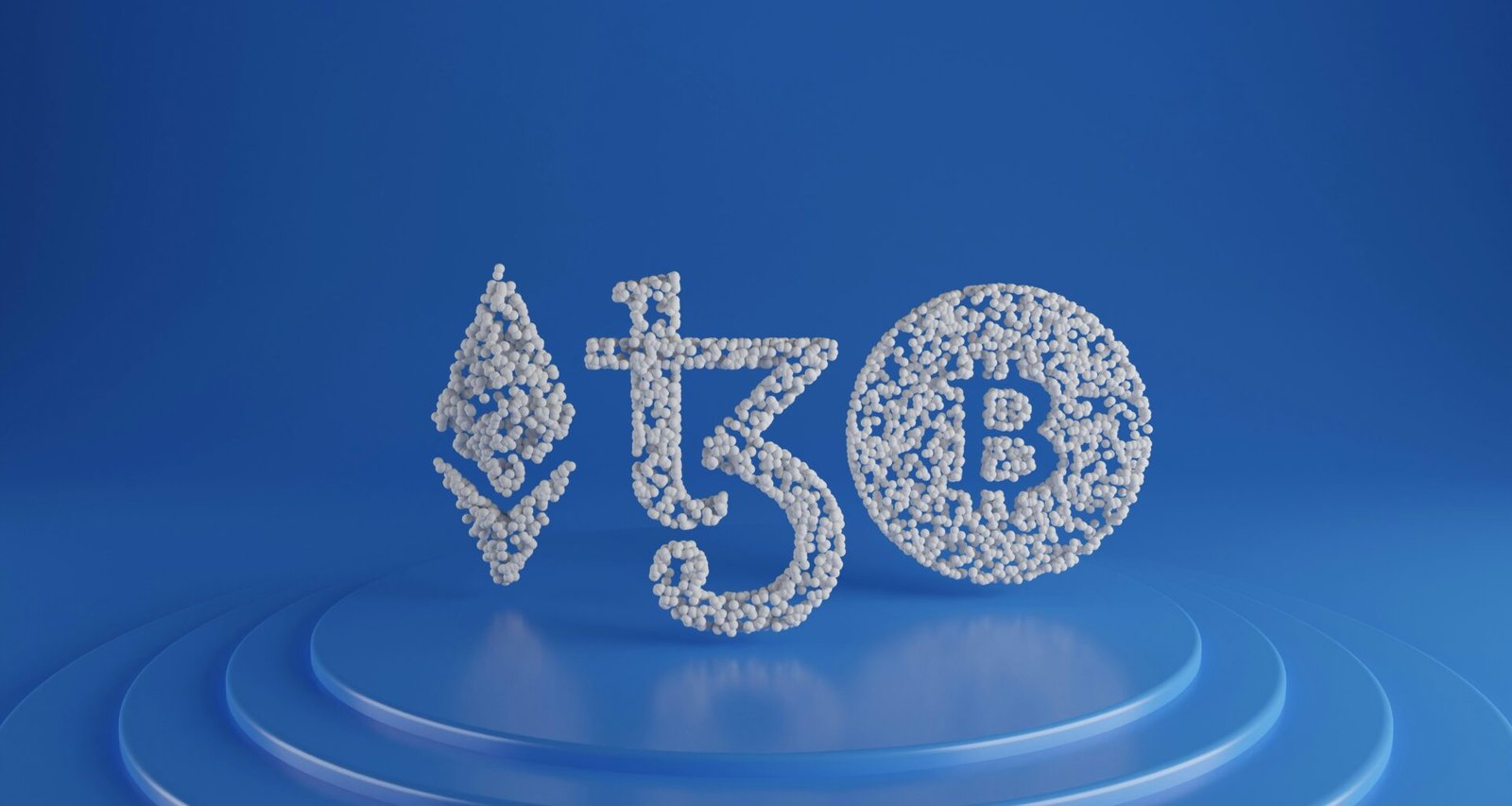 Ein 3D gerendertes Symbol auf einfarbig blauem Hintergrund, ideal für Beiträge zu Technologie oder Webthemen.