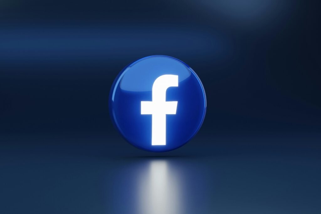 Modernes blaues Logo mit weißem Kreuz auf neutralem Hintergrund, Fokus auf grafische Klarheit und markantes Design