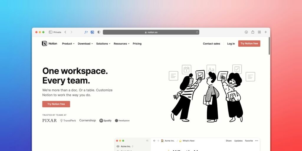Ein Computerbildschirm zeigt eine Zeichnung von zwei Personen, die miteinander sprechen, als Symbol für digitale Kommunikation.