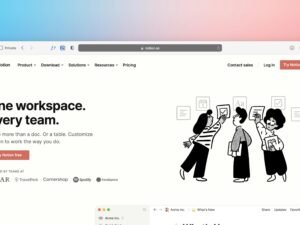 Ein Computerbildschirm zeigt eine Zeichnung von zwei Personen, die miteinander sprechen, als Symbol für digitale Kommunikation.