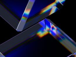 Digital generiertes Bild zeigt ein Quadrat und ein rechteckiges Objekt nebeneinander auf neutralem Hintergrund, computergenerierte Grafik.