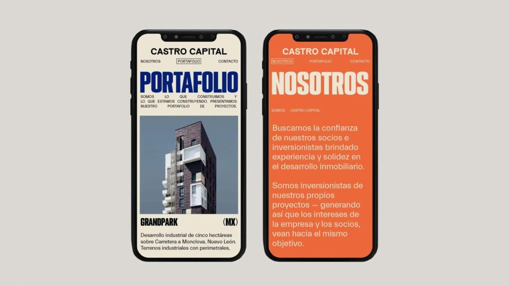 Zwei Smartphones liegen nebeneinander auf einem Tisch, die Displays sind sichtbar und zeigen unterschiedliche Inhalte