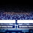 Nahaufnahme eines Computerbildschirms, auf dem der Schriftzug 'mid - journey' angezeigt wird