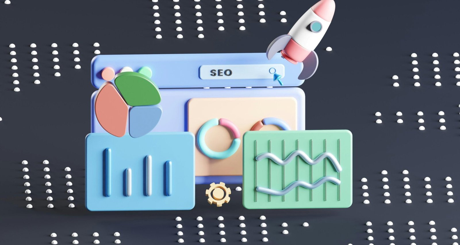 Eine Spielzeugrakete steht auf einem eingeschalteten Computerbildschirm, symbolisiert digitalen Fortschritt und technische Innovationen.