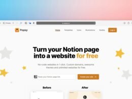 Website mit Sternenthema, modernes Layout und hellem Hintergrund, Design-Inspiration für Tech- und Marketing-Webseiten