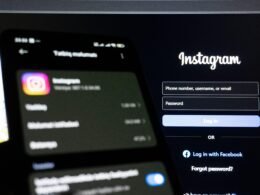 Instagram-App auf einem Smartphone mit sichtbarem Login-Screen, ideal als Symbolbild für Social Media oder App-Sicherheit