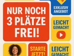 Modernes Pinterest-Board-Layout mit bunten Pins, auffälligen Überschriften, Erfolgsgeschichten und Call-to-Action-Buttons, inspiriert von Tobias Hager / 404 Magazine