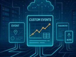 Stilisiertes, futuristisches Datenzentrum mit holographischen Anzeigen, Servern und Cloud-Illustrationen zur Datenanalyse, Credit: 404 Magazine (Tobias Hager)