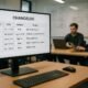 Modernes Büro-Setup mit großem Bildschirm, Entwicklerteam am Tisch und Whiteboards mit technischen Skizzen, helles Licht, effiziente Arbeitsumgebung, Credit: 404 Magazine (Tobias Hager)