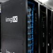 Schwarzes ImgIX Serversystem in einem modernen Serverraum, geeignet für professionelle Bildverarbeitung und Hosting.