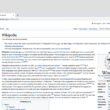 Screenshot einer Wikipedia-Seite als Beispiel für digitale Wissensvermittlung und Organisation von Inhalten im Internet