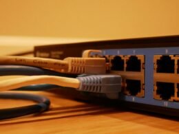 Weiße und graue Kabel nebeneinander, geeignet für Artikel zu Kabellösungen oder IT-Infrastruktur