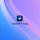ChatGPT Atlas App Icon auf einem auffälligen, bunten Hintergrund, ideal für Artikel über KI und App-Design.