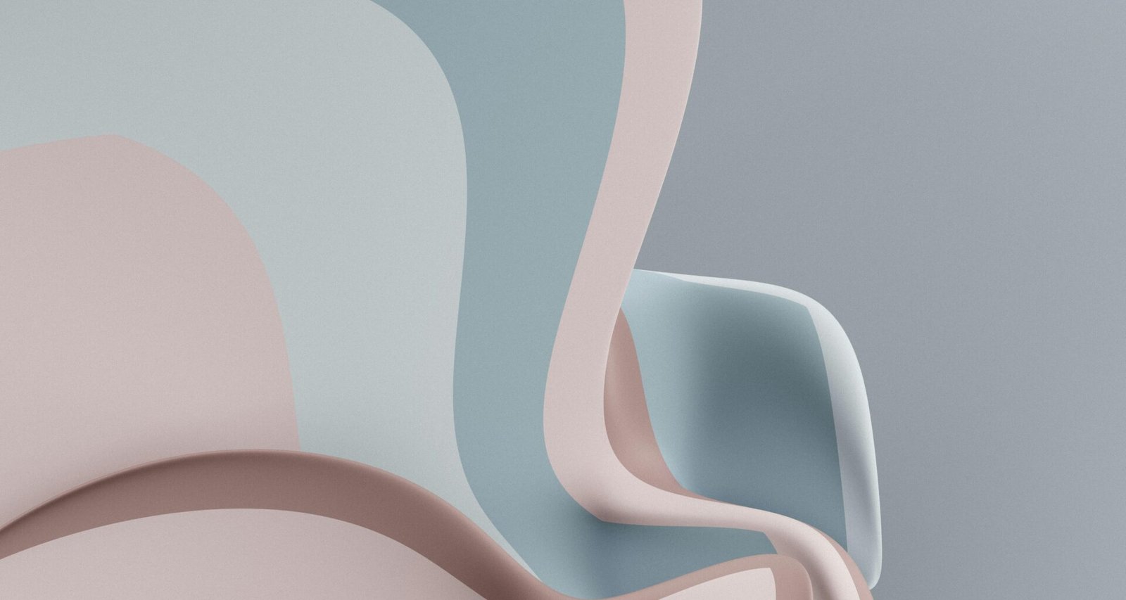 Weißer Stuhl mit weißem Kissen vor neutralem Hintergrund, modernes minimalistisches Möbelstück für Büro oder Zuhause