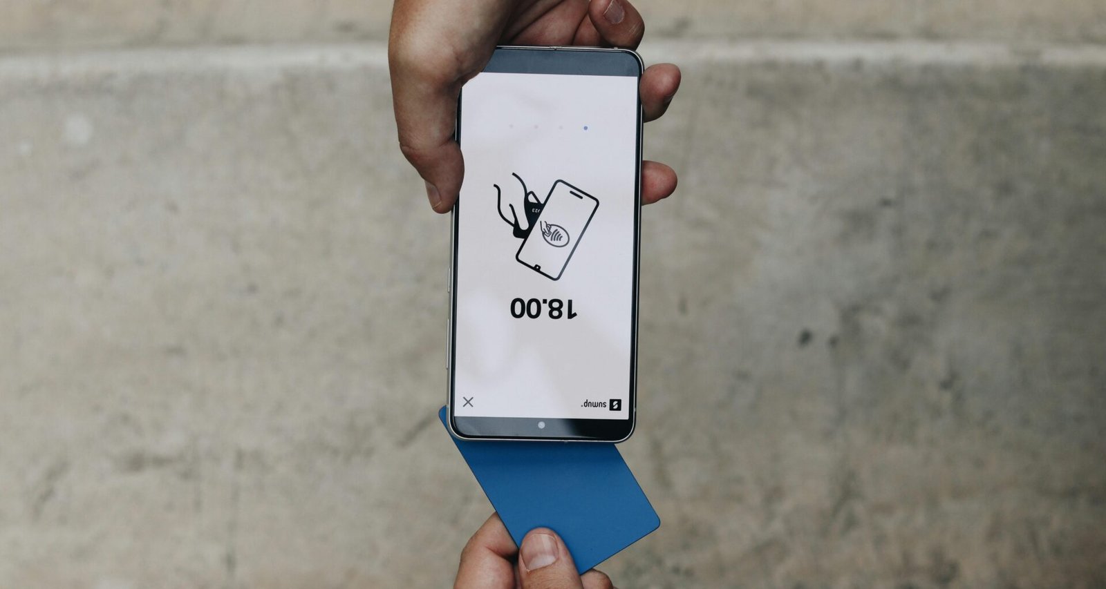 Eine Person hält einen Karton mit einer aufgedruckten Katze darauf in den Händen – symbolisch für Kreativität und Versand.