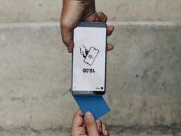 Eine Person hält einen Karton mit einer aufgedruckten Katze darauf in den Händen – symbolisch für Kreativität und Versand.