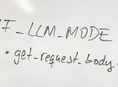 Ein Whiteboard mit verschiedenen Notizen und Skizzen, genutzt zur Visualisierung und Planung von Projekten im Büro