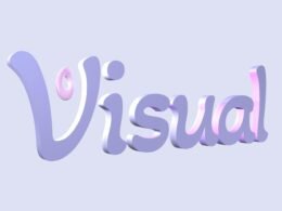 Abstraktes Logo mit Unternehmensnamen auf moderner Oberfläche, zentral positioniert und gut sichtbar für Markenidentität