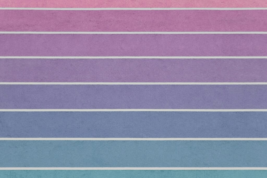 Abstrakte Illustration mit pink und blau gestreiften Flächen für kreative Webdesign-Konzepte