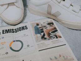 Minimalistische Webseite mit klarem Layout und moderner Navigation auf einem Desktop-Bildschirm dargestellt